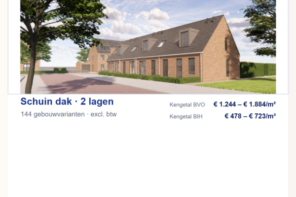 Projectvariant met 5D-kengetallen